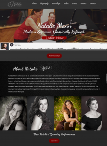 Natalie Mann Opera Singer - Surf Your Name - Web Designer - Web Developer in Norfolk, Va 