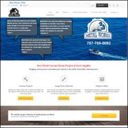 Metal Works Landing Page Design Metal Works Landing Page Design