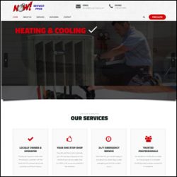 Heating and Cooling Company Website Design Heating and Cooling Company Website Design