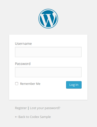 WordPress Login - Custom WordPress - WordPress Security