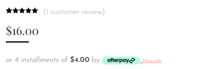 Afterpay - WooCommerce - eCommerce - Online Store